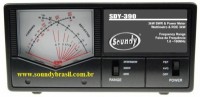 SOUNDY SDY-390 Wattmetro/Medidor ROE HF/VHF 3kW Ponteiros Cruzados  - Zoom