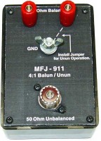 MFJ-911 - BALUN/UNBAL, 4:1 CURRENT, 160-10M, 300 W - Zoom