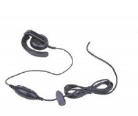 Ear Receiver with in-line Microphone & PTT/ VOX Switch, 2.5mm/3.5mm right angle connector - Zoom
