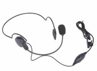 Fone de ouvido ultraleve com Microfone Boom VOX, nico plug para Alinco DJ-C7 - Zoom