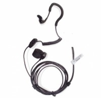 Bone-Conduo Mic. impermevel e dedo PTT & 2.5mm/3.5mm ngulo direito moldados conector. - Zoom